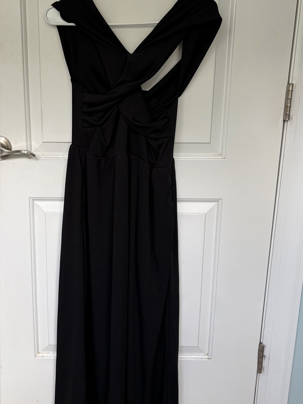 Elegant Black Twisted Front Jumpsuit - Women